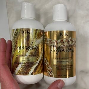 IGK legendary shampoo and conditioner duo 8oz each